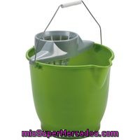 Cubo Redondo Con Escurridor 12 L. M-home, Pack 1 Unid.