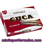 Cuca Navajas Al Natural Corea 9-12 Piezas Lata 65 G Neto Escurrido