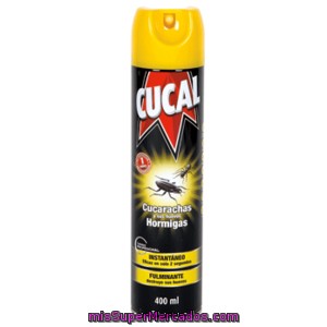 Cucal Insecticida Concentrado Cucarachicida Spray 400 Ml