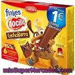 Cuetara Cachobarra Flakes Galletas De Cacao Rellenas De Nocilla Con Bolitas De Cereales Estuche 90 G 6 Unidades En Paquetes De 2