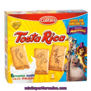 Cuetara Tosta Rica Galleta Caja 600 Gr