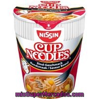 Cup Noodles De Ternera Nissin, Vaso 63 G