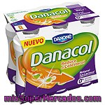 Danacol Para Beber Natural Sin Lactosa Danone, Pacl 6x100 Ml