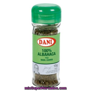 Dani Albahaca Hojas Frasco 15 Gr