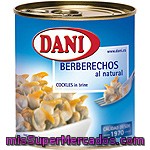 Dani Berberechos Al Natural Tamaño Pequeño Lata 90 Grs