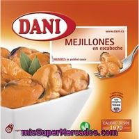 Dani Mejillones En Escabeche Tamaño Pequeño Lata 69 Grs