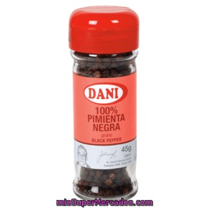 Dani Pimienta Negra Grano Frasco 45 Gr