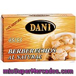 Dani Serie Oro Berberechos Al Natural 45-55 Piezas Lata 63 G Neto Escurrido