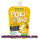 Danival Poki Bio Puré De Manzana Y Plátano 100% Fruta Sin Azúcares Añadidos Envase 90 G