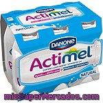 Danone Actimel Yogur Líquido Natural Pack 6 Unidades 100 Ml