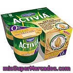 Danone Activia Fibras Yogur Desnatado Con Cereales 0% Materia Grasa Pack 4 Unidades 125 G