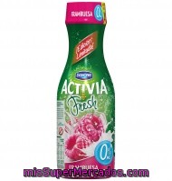 Danone Activia Fresh Yogur Líquido Sabor Frambuesa 0% M.g Envase 550 G