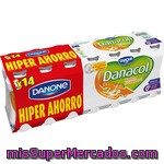Danone Danacol Yogur Líquido 0% Natural Pack 14 Unidades 100 G