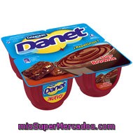 Danone Danet Natillas Sabor Brownie Pack 4 Unidades 115 G