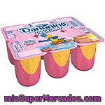 Danone Danonino Petit Dúo Plátano Y Fresa Pack 6 Unidades 50 G