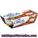 Danone Oikos Yogur Griego Con Caramelo Pack 2 Unidades 115 Gr
