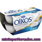 Danone Oikos Yogur Griego Natural Azucarado Pack 4 Unidades 115 Gr