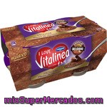Danone Vitalinea Mousse De Chocolate Belga 1,9 % M.g. Pack 4 Unidades 60 G