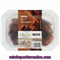 Dátil Sin Hueso Eroski, Tarrina 250 G