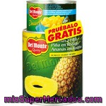 Del Monte Piña En Rodajas En Su Jugo Lata 350 G Neto Escurrido