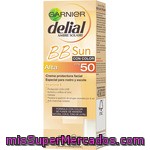 Delial Bb Sun Crema Protectora Facial Con Color Especial Rostro Y Escote Fp-50+ Tubo 50 Ml Previene La Aparición De Arrugas Y Anti-manchas Solares