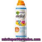 Delial Bruma Solar Niños Anti Arena Fp-50+ Rápida Absorción Resistente Al Agua E Hipoalergénico Spray 200 Ml