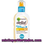 Delial Clear Protect Spray Corporal Protector Transparente Fp-50+ Resistente Al Agua Spray 200 Ml