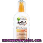 Delial Ideal Bronze Spray Bronceador Fp-20 Resistente Al Agua Spray 200 Ml