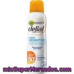 Delial Sensitive Advanced Bruma Protectora Solar Tacto Seco Fp-50 Resistente Al Agua Spray 200 Ml Para Pieles Claras Sensibles E Intolerantes Al Sol