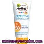 Delial Sensitive Advanced Leche Solar Niños Fp-50 Resistente Al Agua Tubo 200 Ml Para Pieles Claras Sensibles E Intolerantes Al Sol