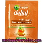 Delial Toallitas Autobronceadoras Rostro Y Cuerpo Bronceado Natural Sin Manchas 1 Unidad