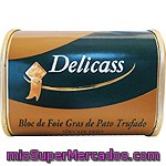 Delicass Bloc De Foie Gras De Pato Trufado Lata 145 G