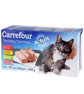 Delicias Para Gatos Carrefour Pack 4x100 Gr.