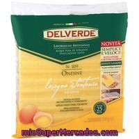 Delverde Placas De Lasaña Al Huevo Paquete 500 G