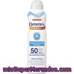 Denenes Spray Protector Solar Invisible Fp-50 Doble Barrera De Defensa Muy Resisitente Al Agua Spray 250 Ml