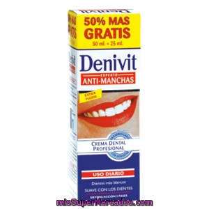 Denivit Pasta Dentrifica Antimanchas Tubo 50 Ml