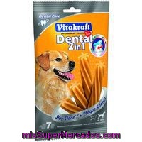 Dental 2en1 Perro Mediano Vitakraft, Paquete 180 G