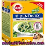 Dentastix Fresh Para Perros Pequeños Pack 28 Tiras Pedigree 440 Gr