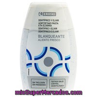 Dentífrico 2en1 Blanqueante Eroski, Bote 100 Ml