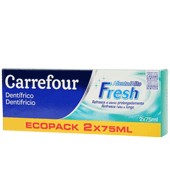 Dentifrico Aliento Fresco Carrefour Pack De 2x75 Ml.