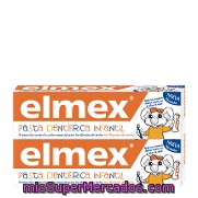 Dentífrico Infantil Protección Contra La Caries Elmex Pack 2x50 Ml.