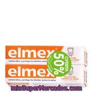 Dentífrico Protección Contra La Caries Elmex Pack 2x75 Ml.