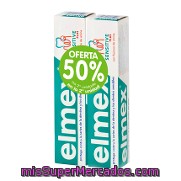 Dentífrico Sensitive Protección Contra La Caries Y Los Dientes Sensibles Elmex Pack 2x75 Ml.