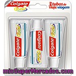 Dentífrico Total Colgate, Pack 3x19 Ml