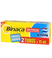 Dentífrico Triple Protecion Binaca Pack De 2x75 Ml.