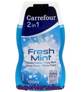 Dentífrico Y Elixir 2en1 Menthol Carrefour 100 Ml.