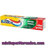 Dentrífico Aliento Fresco Binaca Tubo De 75 Mililitros