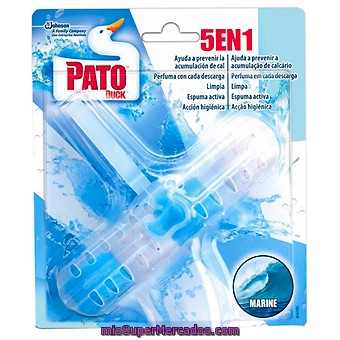 Desinfectante Wc 5en1 Marine Pato, Pack 41 G