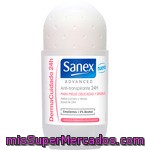 Desodorante Advanced Dermacuidado 24h Para Piel Delicada Y Sensible Roll-on Sanex 50 Ml.