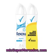 Desodorante Algodón Spray Rexona Pack 2x200 Ml.